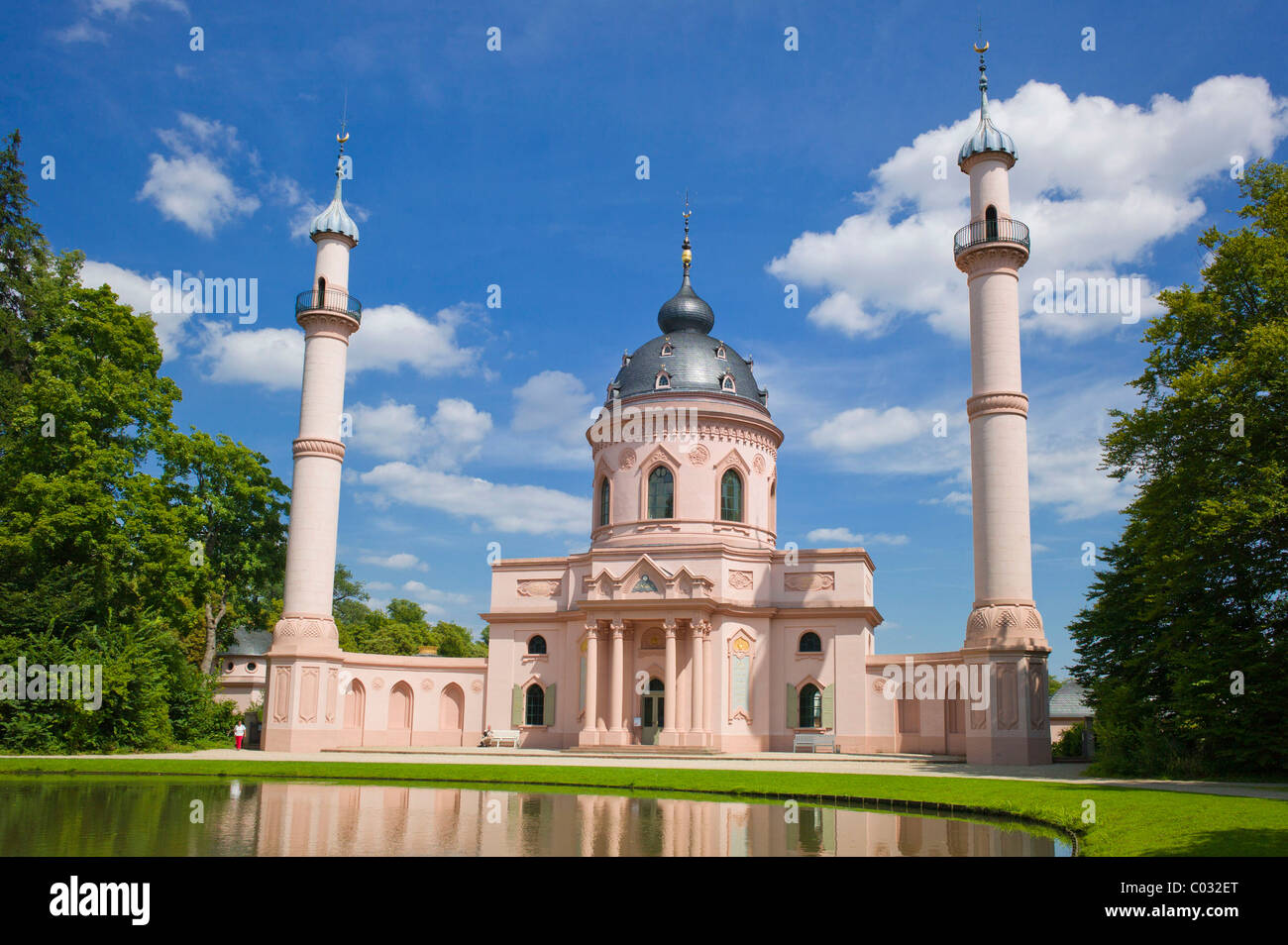 Moschee, Schloss Schwetzingen oder Schwetzingen Schloss Palast Gärten, Schwetzingen, Baden-Württemberg, Deutschland, Europa Stockfoto