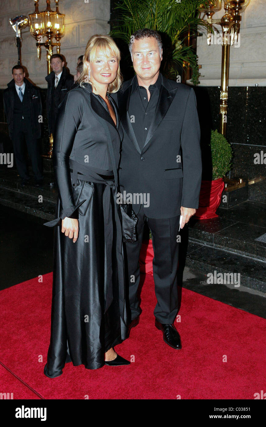 Franziska van Almsick, Jürgen B. Harder russisch-deutschen wirtschaftlichen Ball an der russischen Botschaft Berlin, Deutschland - 31.08.07 Stockfoto