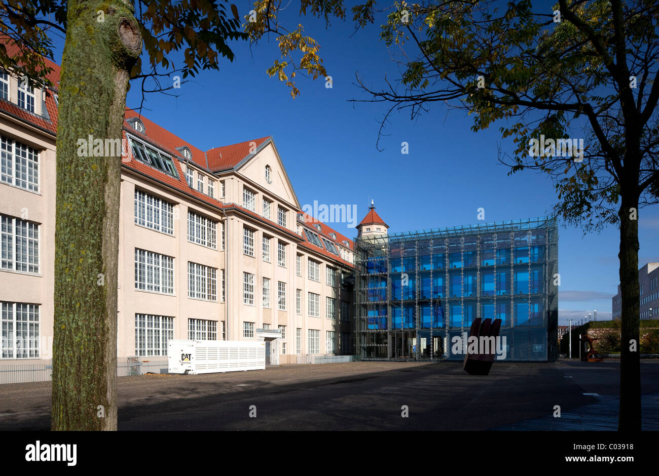 Zentrum Fuer Kunst Und Medientechnologie, ZKM, Zentrum für Kunst und Medien, Karlsruhe, Baden-Württemberg, Deutschland, Europa Stockfoto