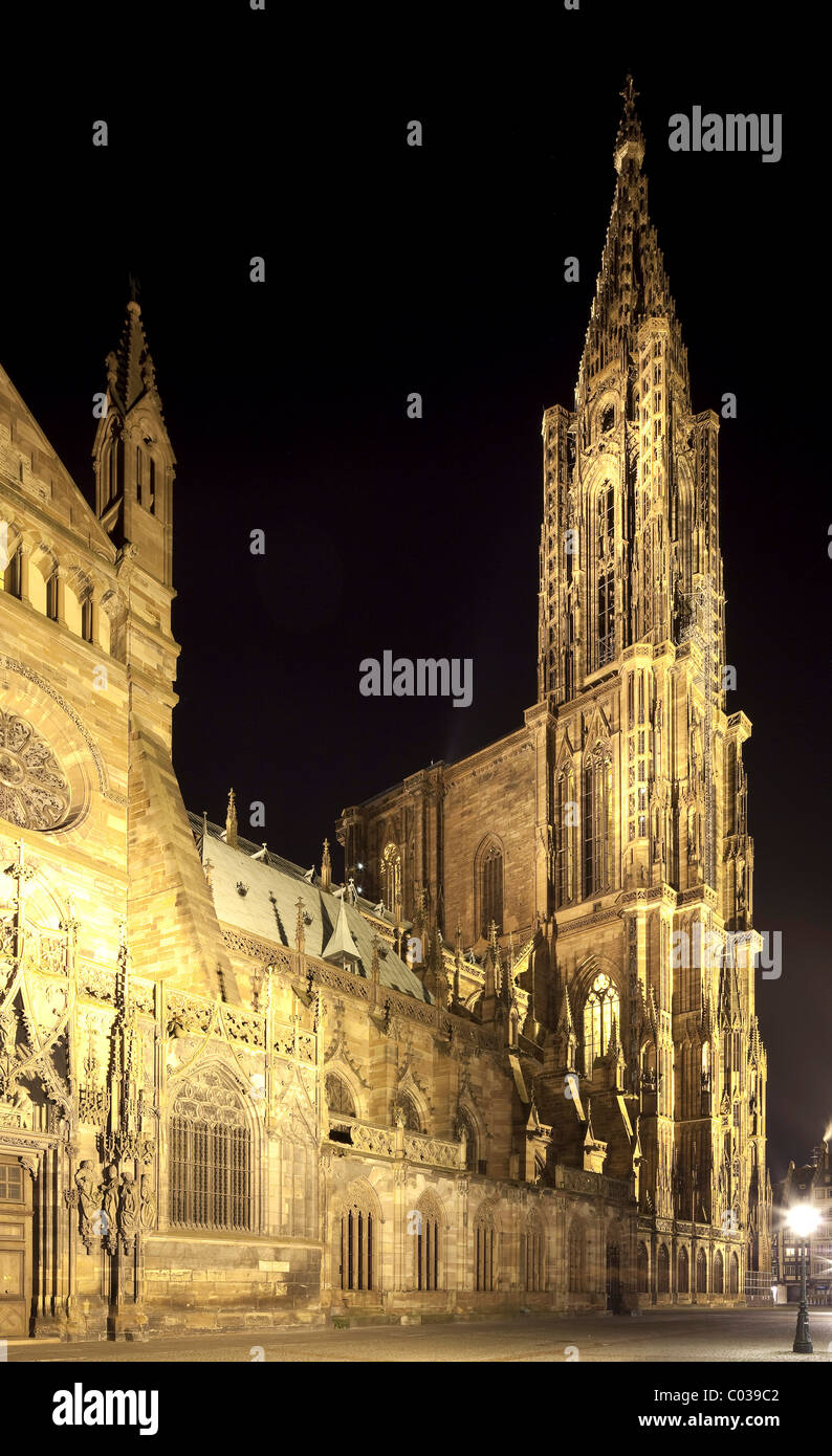 Straßburg Kathedrale, Straßburg, Elsass, Frankreich, Europa Stockfoto