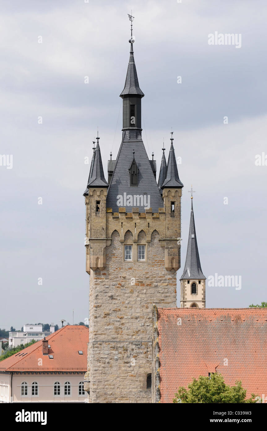 Blauer Turm Turm, Bad Wimpfen, Baden-Württemberg, Deutschland, Europa Stockfoto