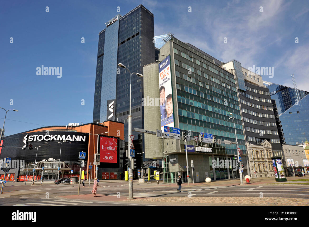 Swissotel Hotel, Tallinn, ehemals Reval, Estland, Baltikum, Nordeuropa Stockfoto