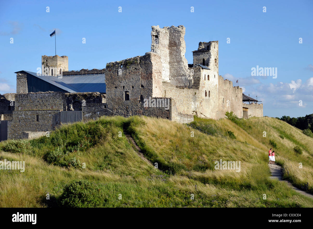 Ruinen der Burg des Ordens der Kreuzritter, Rakvere Wesenberg, Estland, Baltikum, Nordeuropa Stockfoto