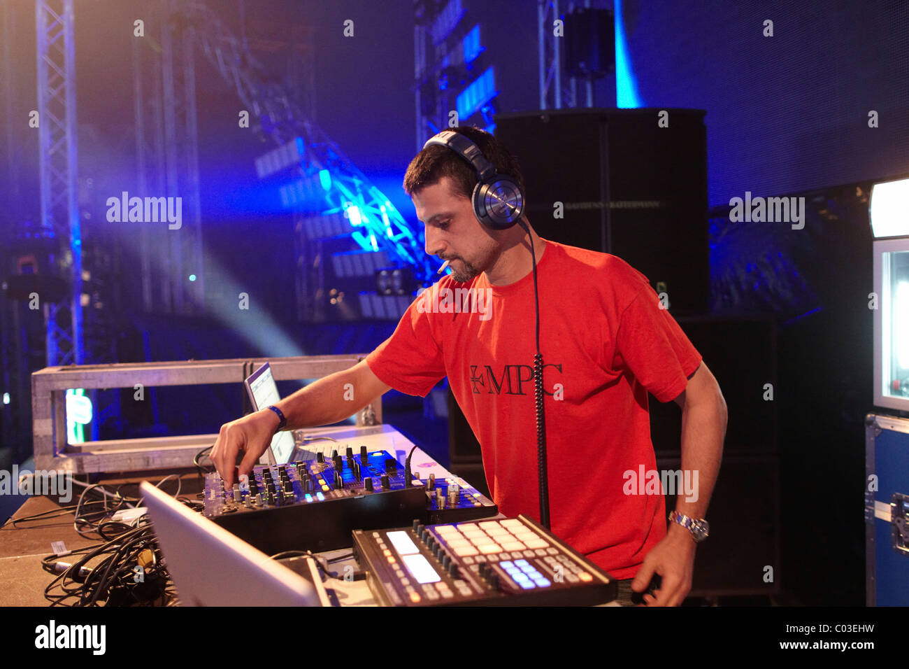 Dave Clarke, Nature One 2010 Festival für elektronische Musik, Kastellaun, Rheinland-Pfalz, Deutschland, Europa Stockfoto