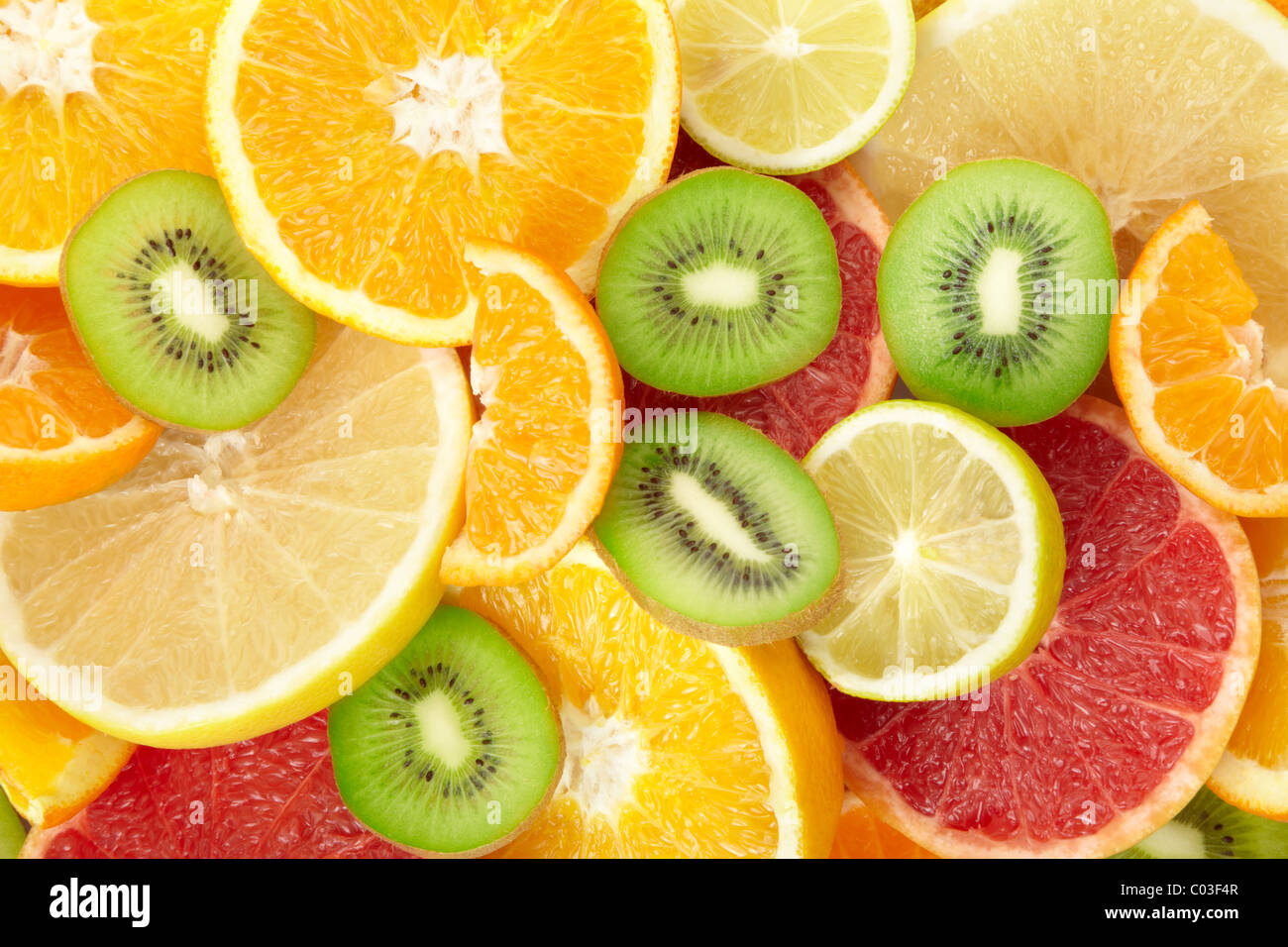 Zitrusfrüchte-Hintergrund Stockfoto