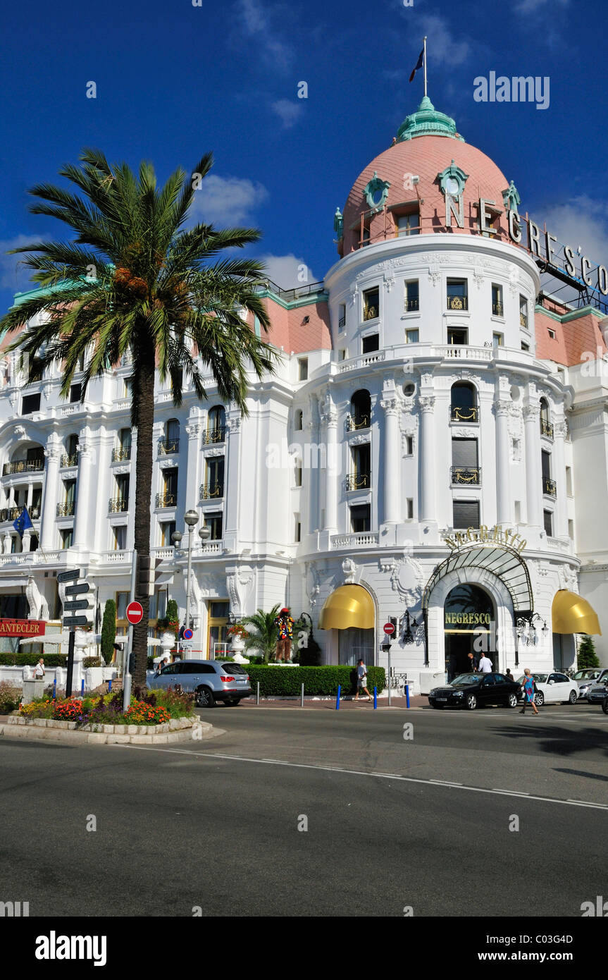 Berühmten Hotel Negresco Nizza, Département Alpes-Maritimes, Region Provence-Alpes-Côte d ' Azur, Frankreich, Cote d ' Azur, Europa Stockfoto