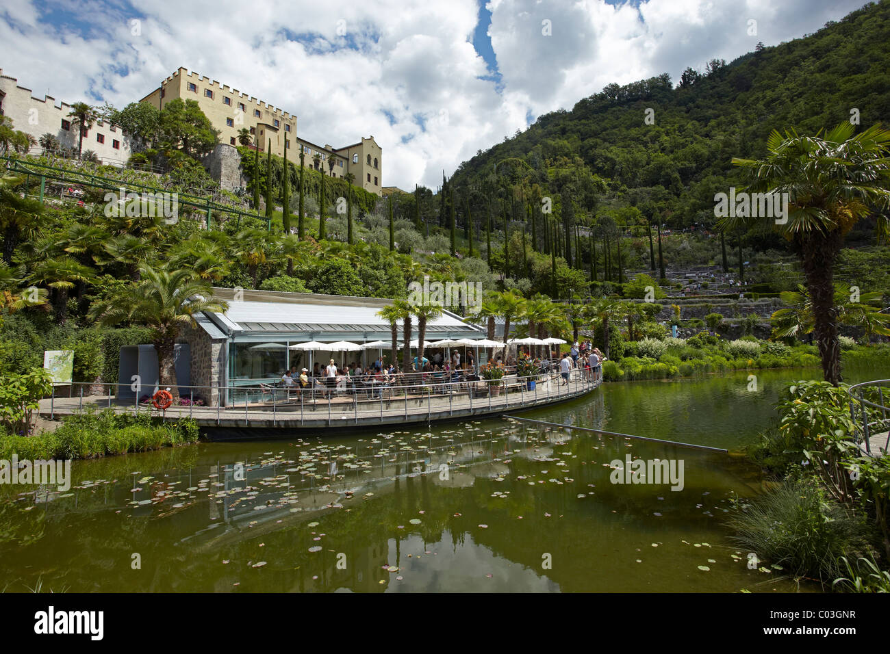 Schloss Trauttmannsdorff, Meran, South Tyrol, Italien, Europa Stockfoto