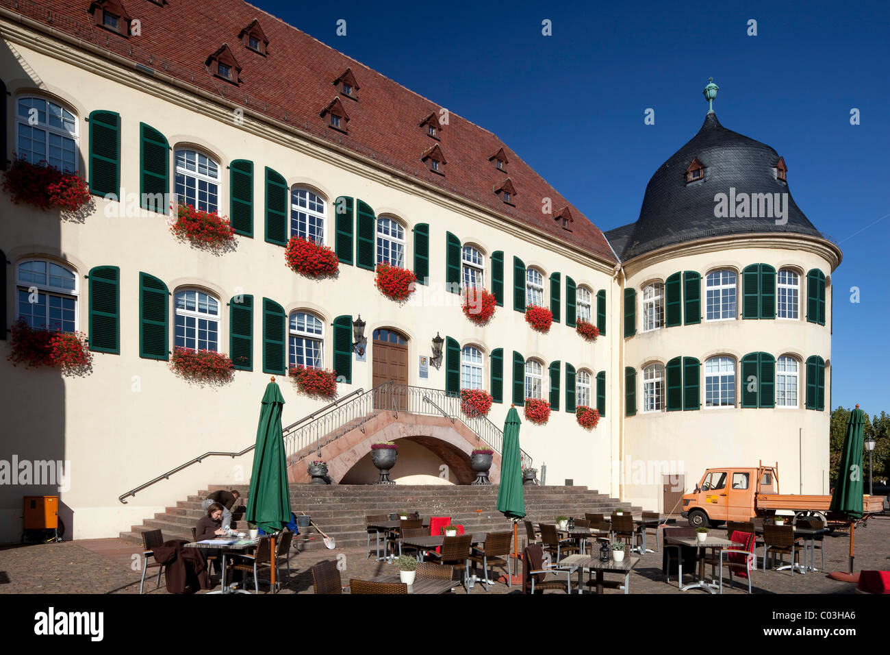 Schloss, Bad Bergzabern, südliche Wein Route, Rheinland-Pfalz, Deutschland, Europa Stockfoto