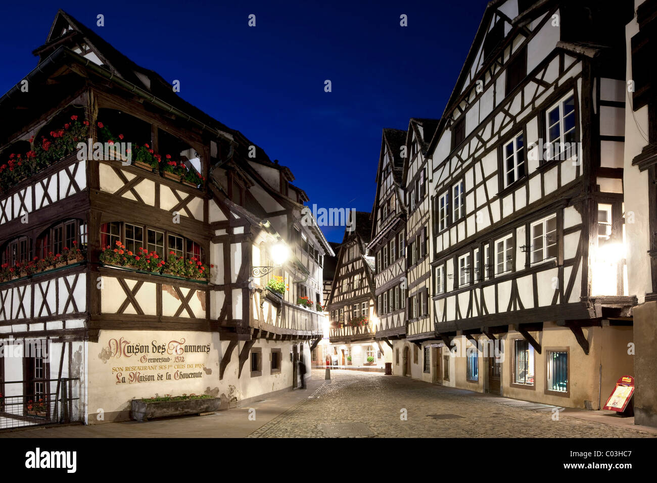 Alte Stadt Viertel Petit France, Straßburg, Elsass, Frankreich, Europa Stockfoto