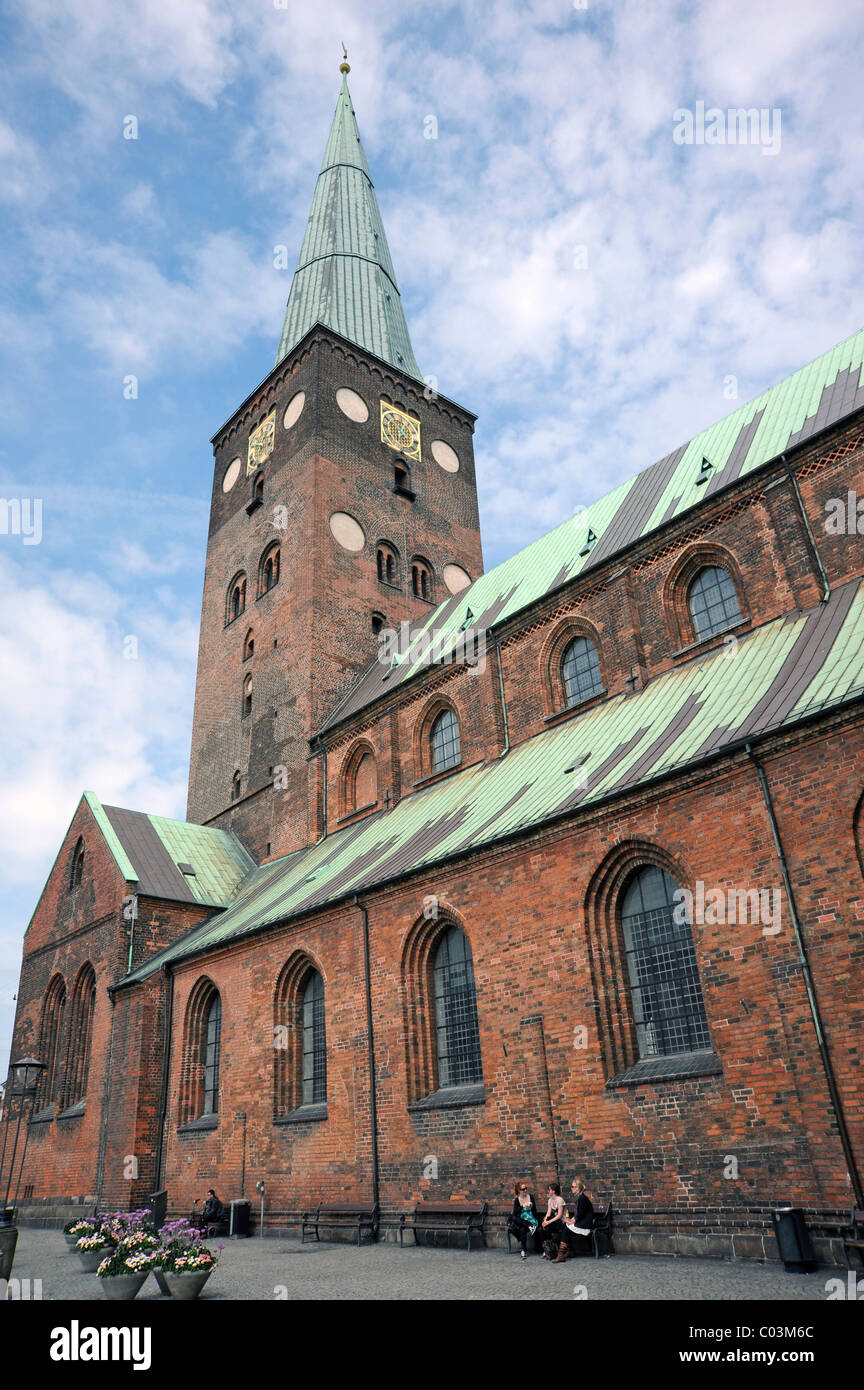 Aarhus Kathedrale, Aarhus oder Aarhus, Jütland, Dänemark, Europa Stockfoto