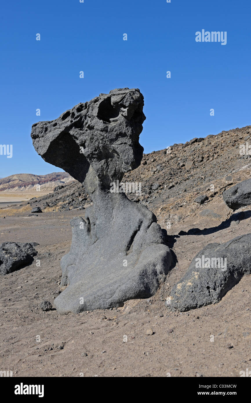 Mushroom Rock, Rock-Formation, Death Valley Nationalpark, Kalifornien, USA, Nordamerika Stockfoto