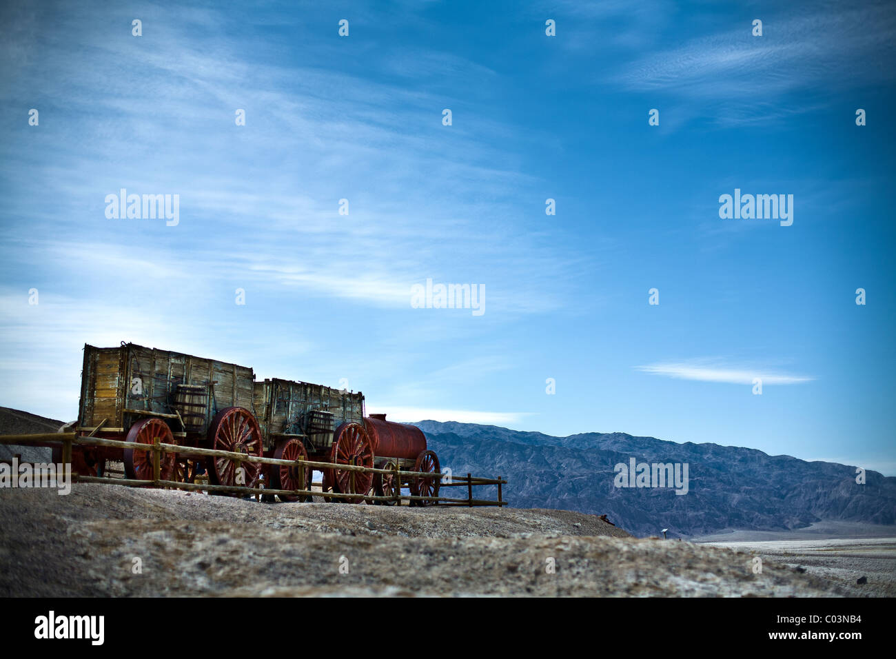 Kalifornien Death Valley Harmony Borax works Stockfoto