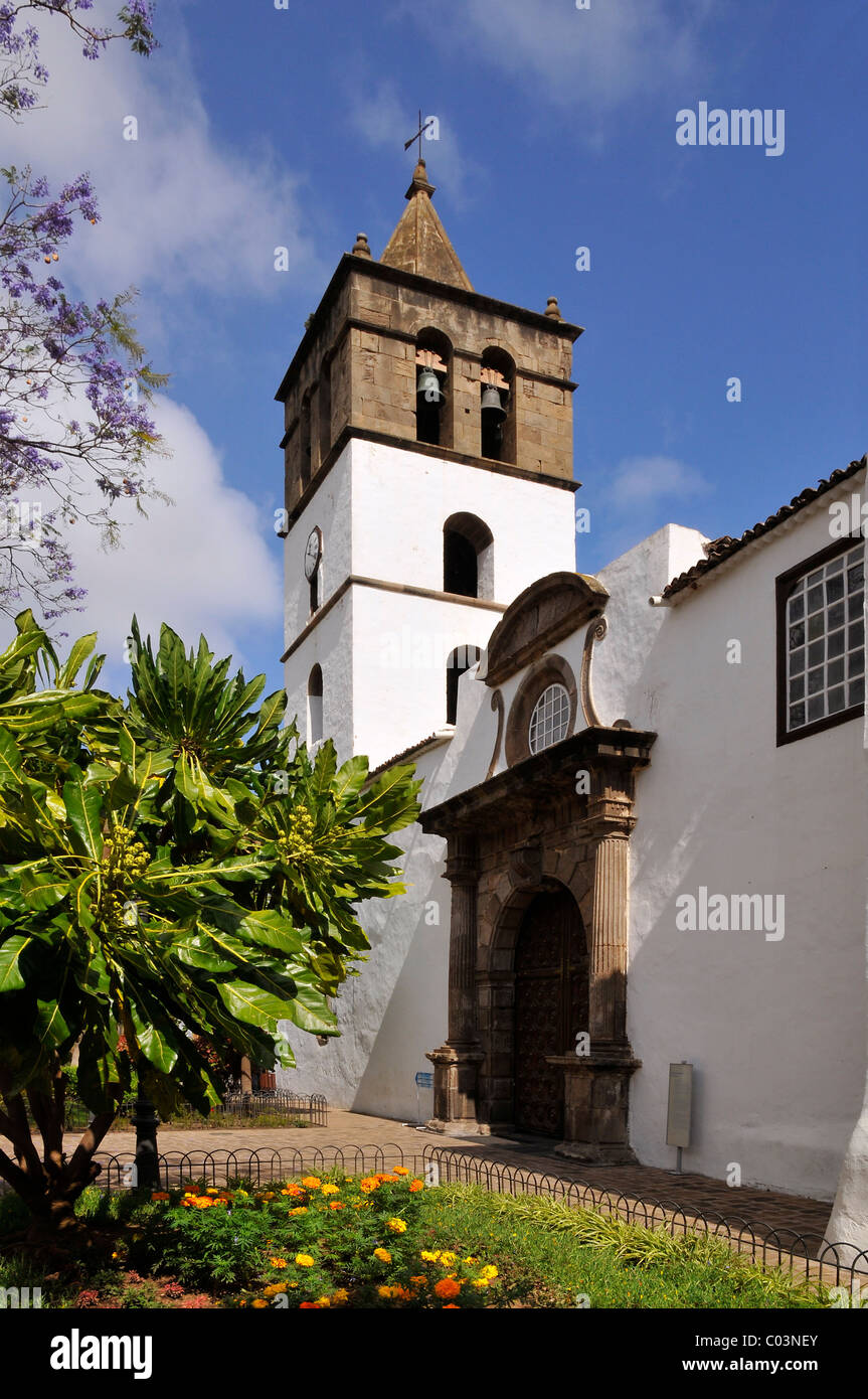 Kirche San Marcos von Icod de Los Vinos im Nordwesten von Teneriffa in die spanischen Kanarischen Inseln Stockfoto