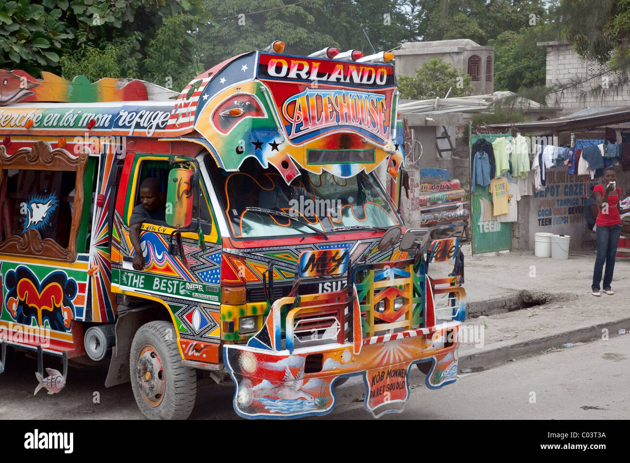 Haitianische Klapses Stockfoto