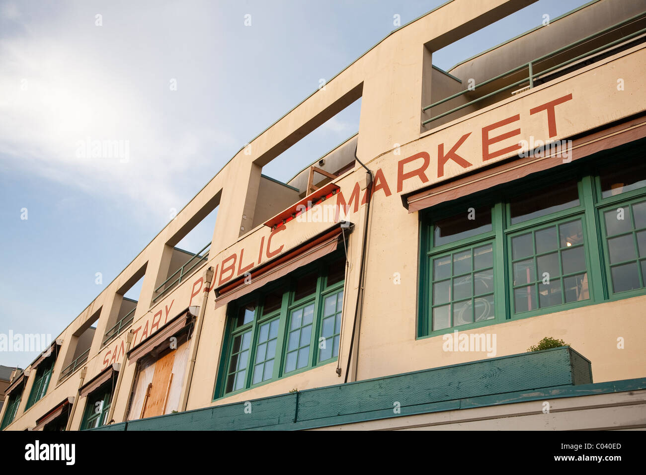 Öffentlichen Markt Sanitärgebäude - Pike Place Market - Seattle, Washington Stockfoto