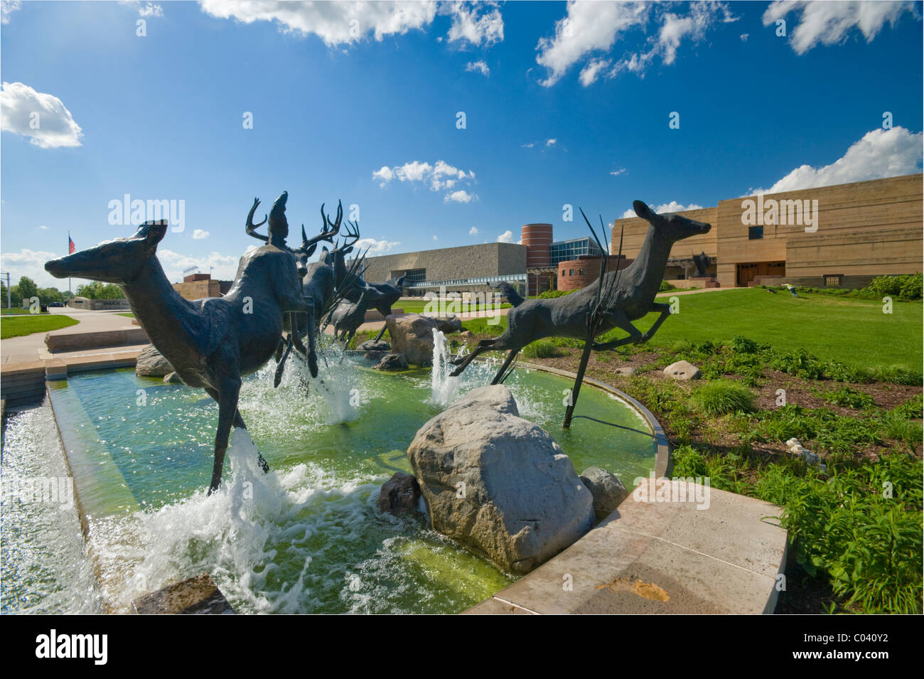 Eiteljorg Museum der Amerikanischen Indianer und Western Art, Indianapolis, Indiana. Stockfoto