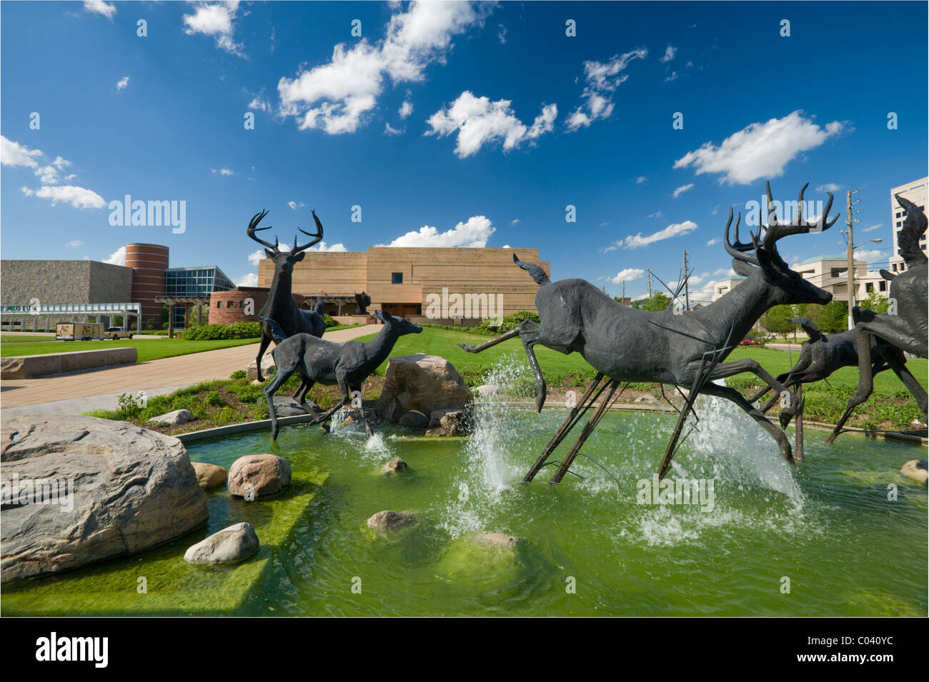 Eiteljorg Museum der Amerikanischen Indianer und Western Art, Indianapolis, Indiana. Stockfoto