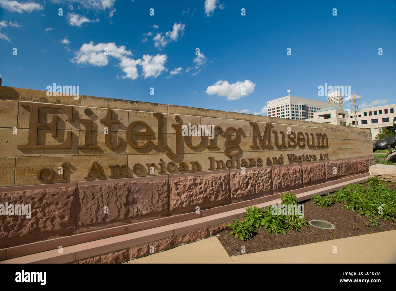 Eiteljorg Museum der Amerikanischen Indianer und Western Art, Indianapolis, Indiana. Stockfoto