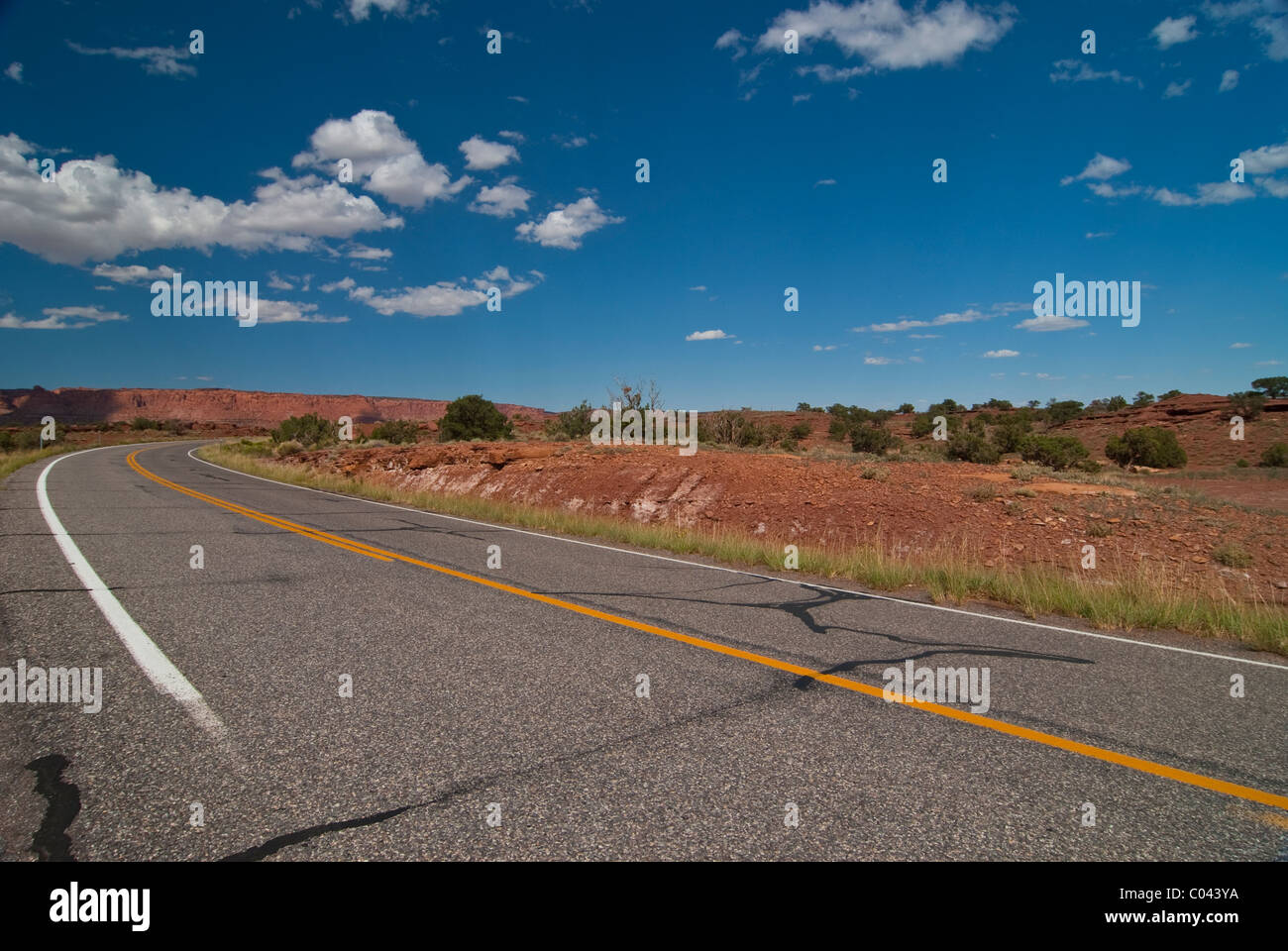 Eine Explosion von Farben entlang UT12 landschaftlich schöne Strecke in Capitol Reef und Escalante, Utah Stockfoto