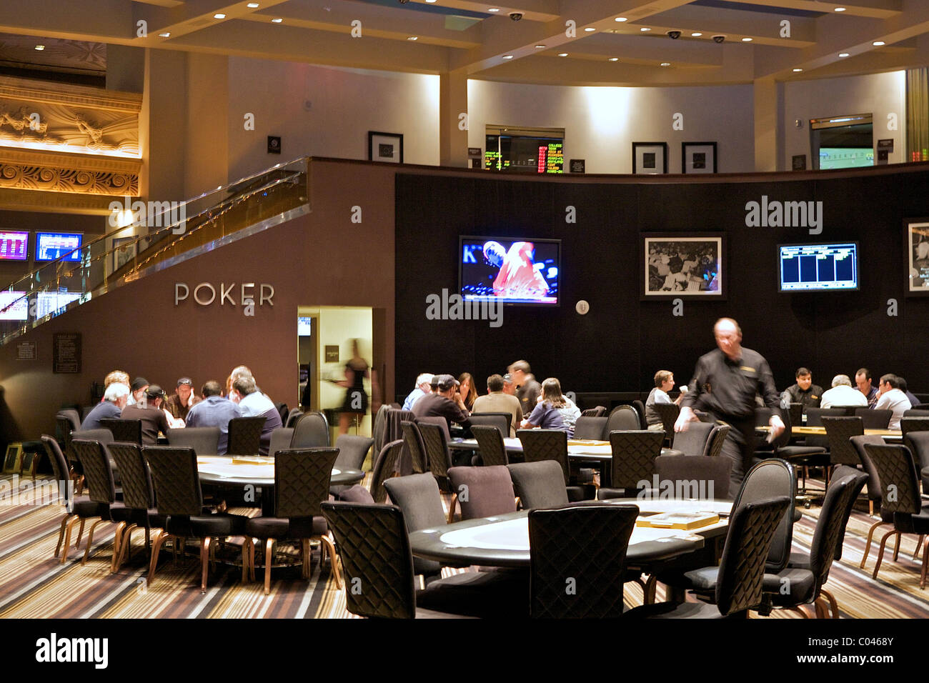 Ein Poker Raum An Das Mgm Grand Hotel And Casino In Las