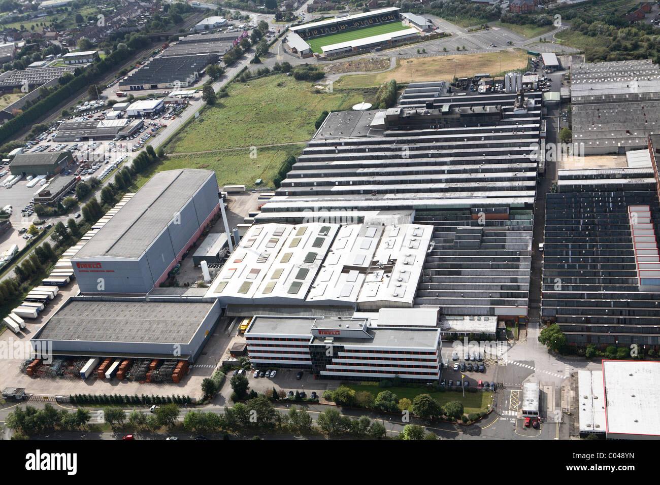 Pirelli-Reifen-Fabrik-Distributions-Center Burton Upon trent Stockfoto