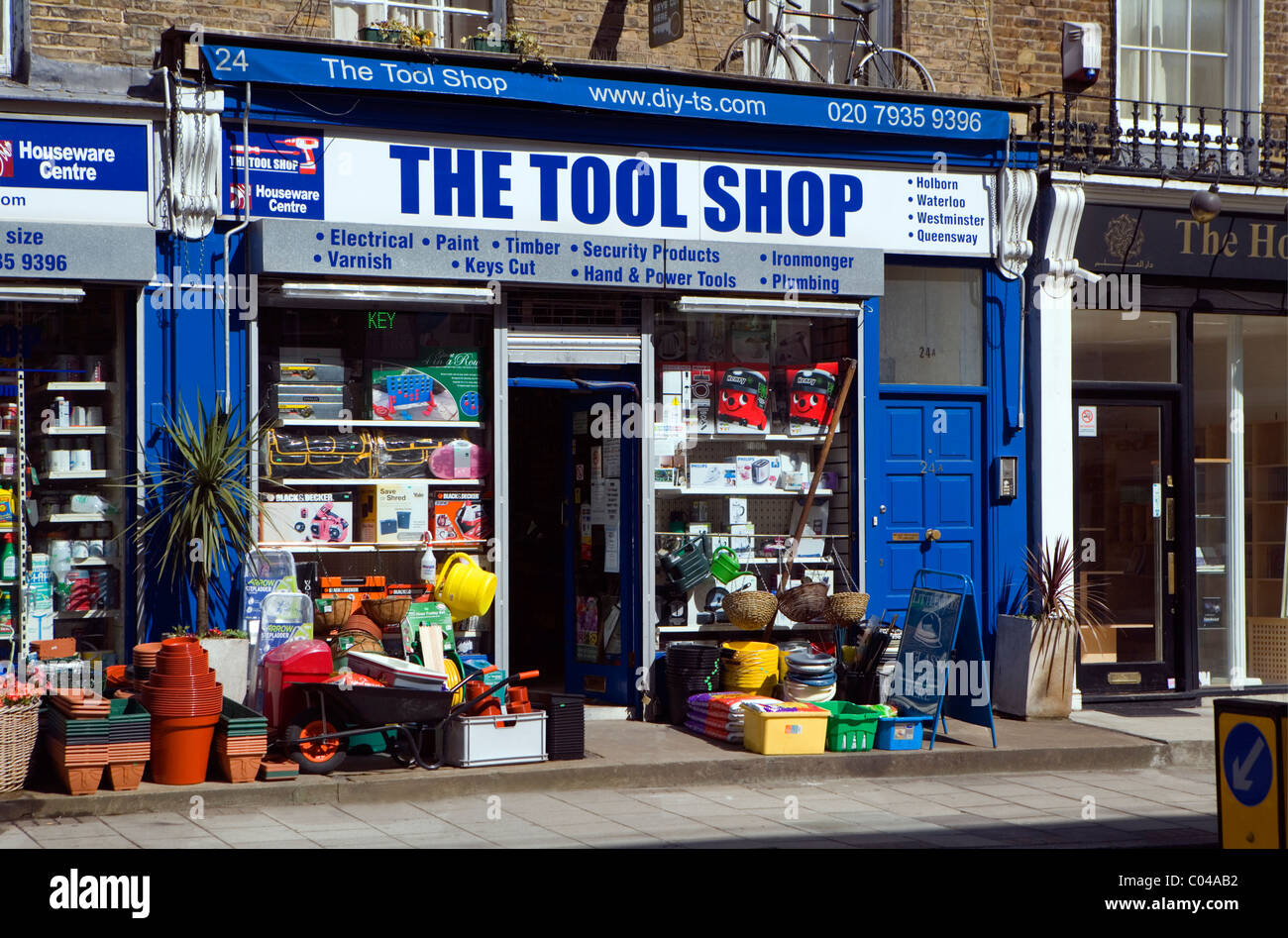 Werkzeug-Shop, Crawford Street, London, England, UK, Europa Stockfotografie  - Alamy