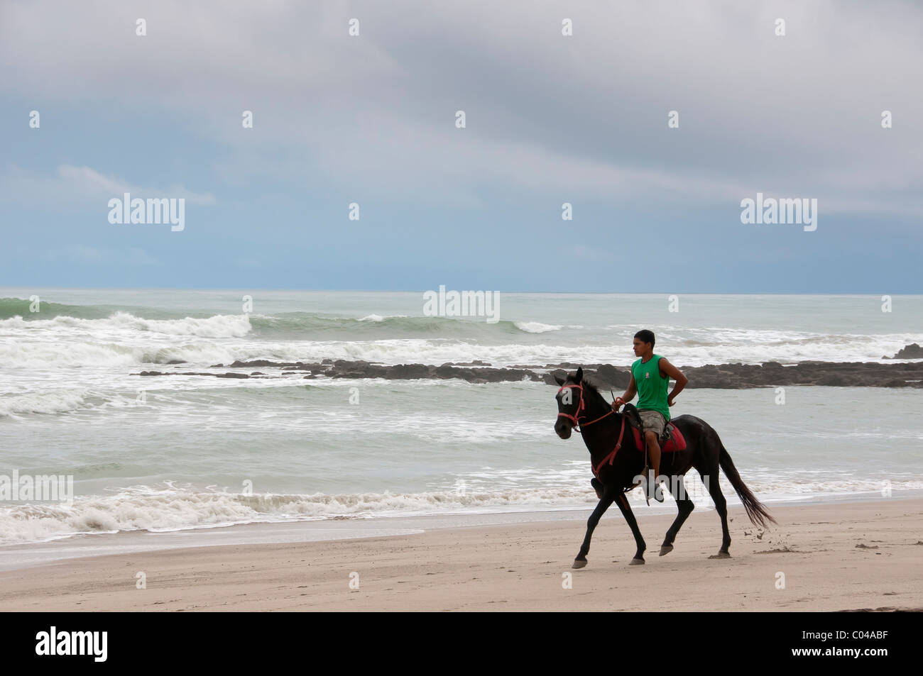 Playa Santa Teresa Nicoya Halbinsel Stockfoto