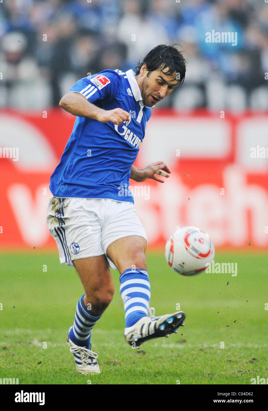Raul (ESP), FC Schalke 04, deutscher Fussball Bundesliga Stockfoto