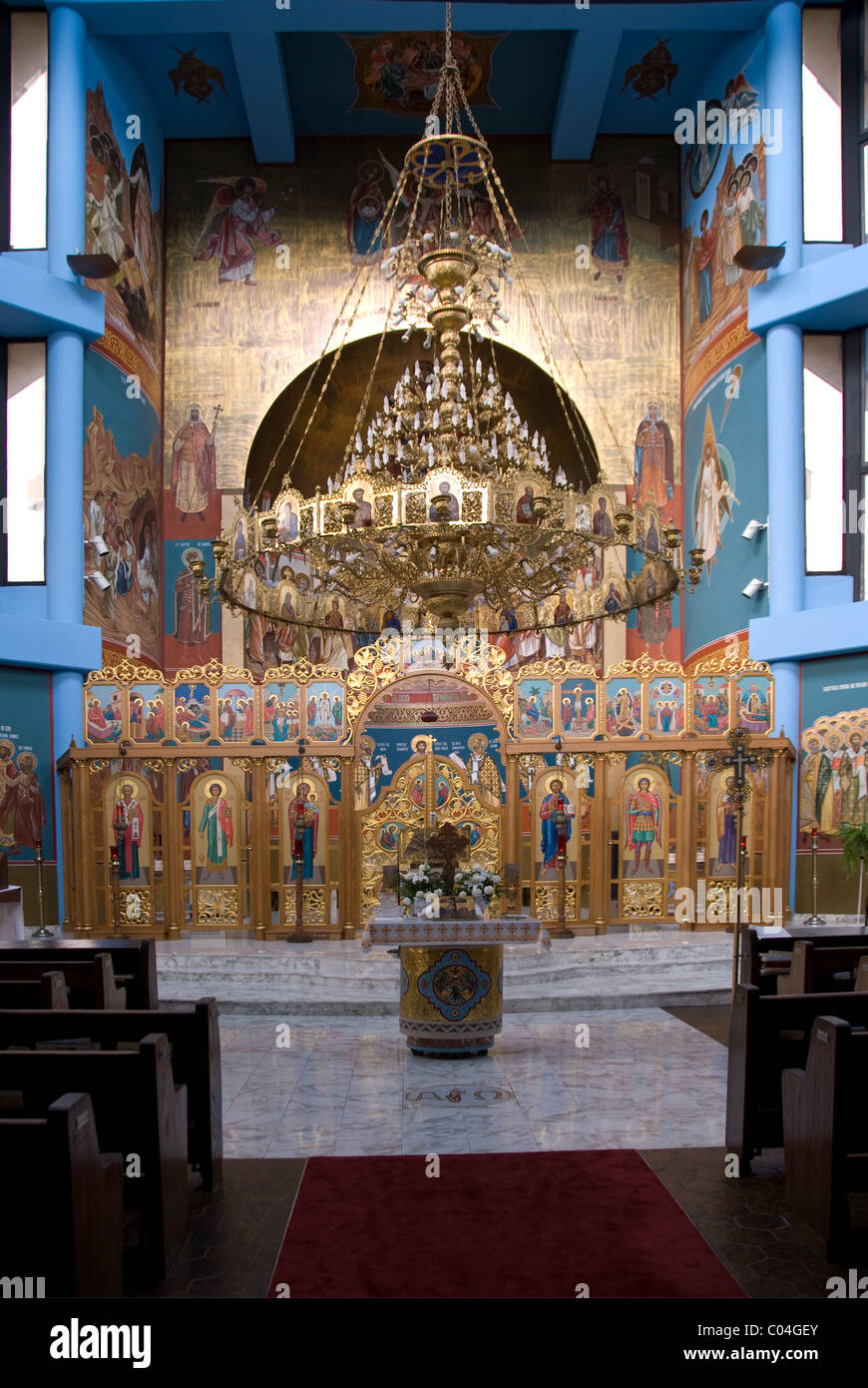 St Joseph ukrainische katholische Kirche; 5000 Nord Cumberland Chicago Illinois 60656 USA Stockfoto