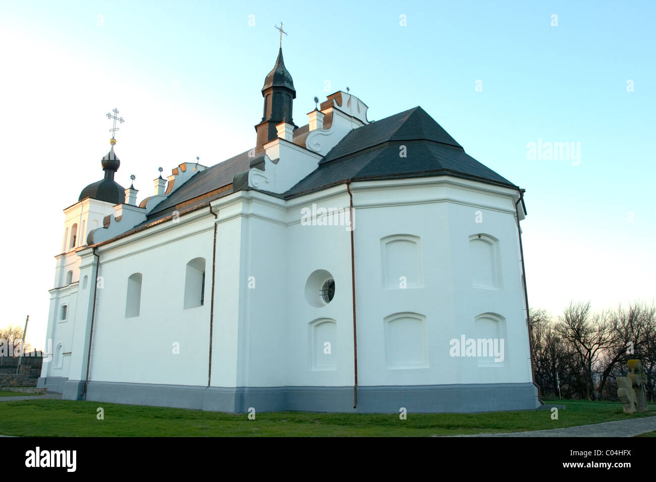 Geschichte Baudenkmal der Ukraine. Kirche ist im Jahre 1653 auf Bestellung Bogdan Khmelinitsky gebaut. Stockfoto