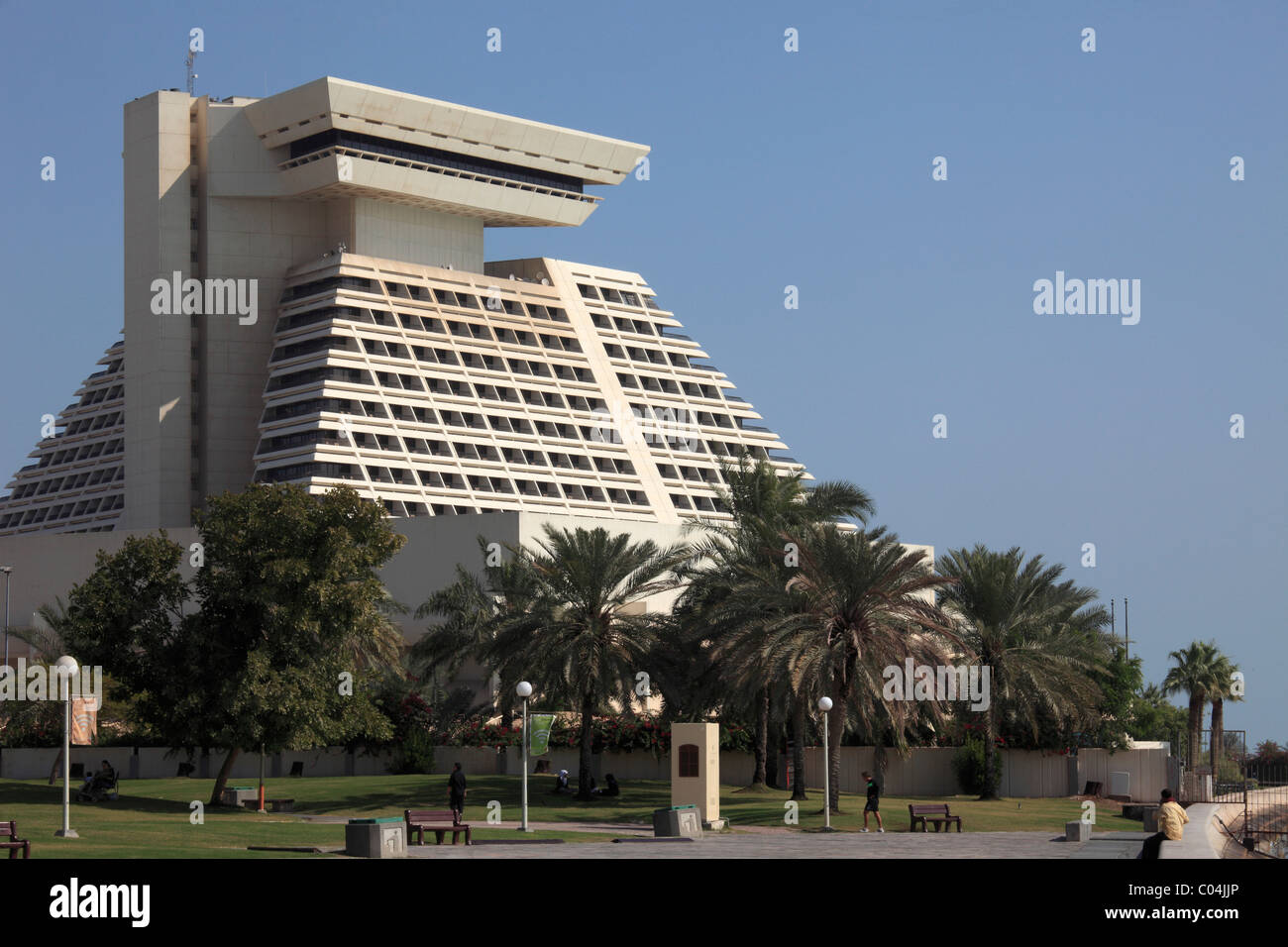 Katar, Doha, Sheraton Hotel Stockfoto