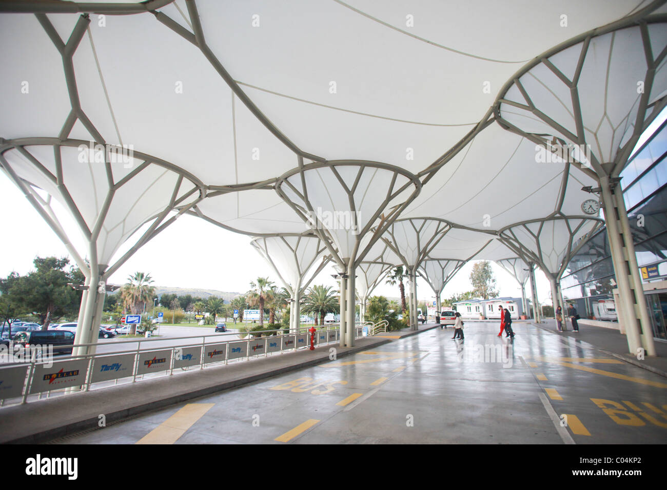 Wunderschone Flughafen Split Abflug Fotos