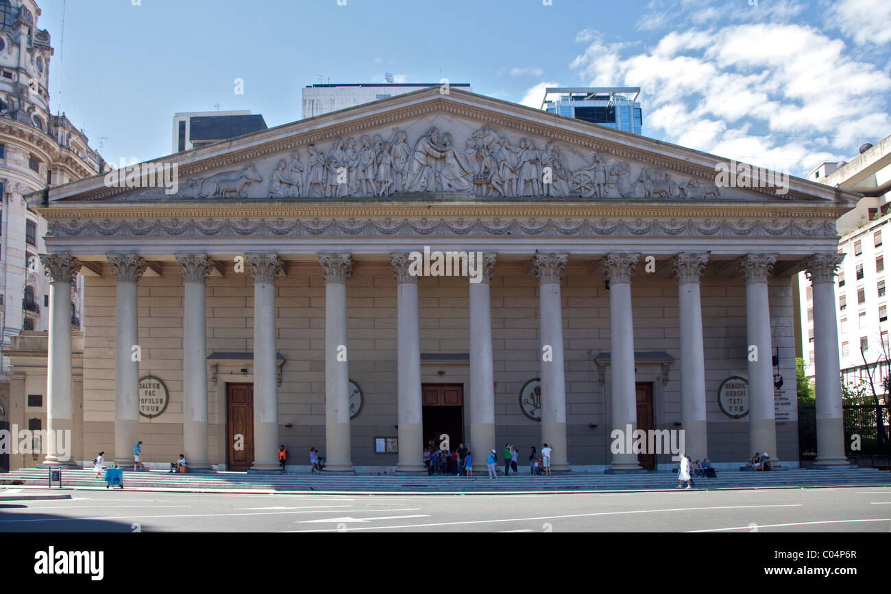 Buenos Aires Metropolitan Cathedral, Plaza de Mayo, Buenos Aires, Aregentina Stockfoto