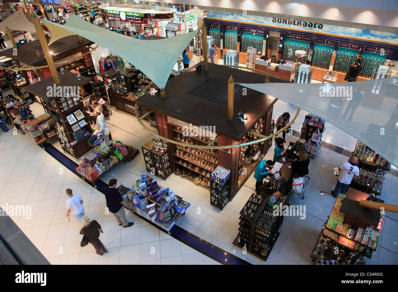 Vereinigte Arabische Emirate, Dubai, Flughafen, Einkaufsmöglichkeiten, Stockfoto