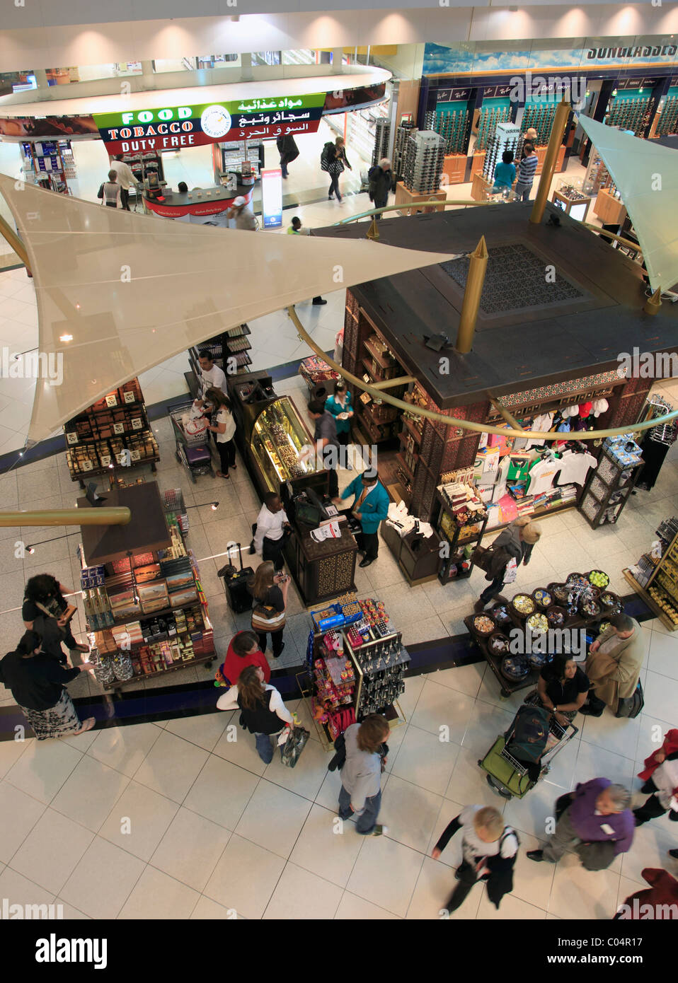 Vereinigte Arabische Emirate, Dubai, Flughafen, Einkaufsmöglichkeiten, Stockfoto