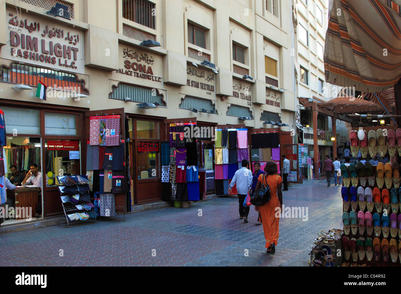 Vereinigte Arabische Emirate, Dubai, Bur Dubai Souk, Stockfoto