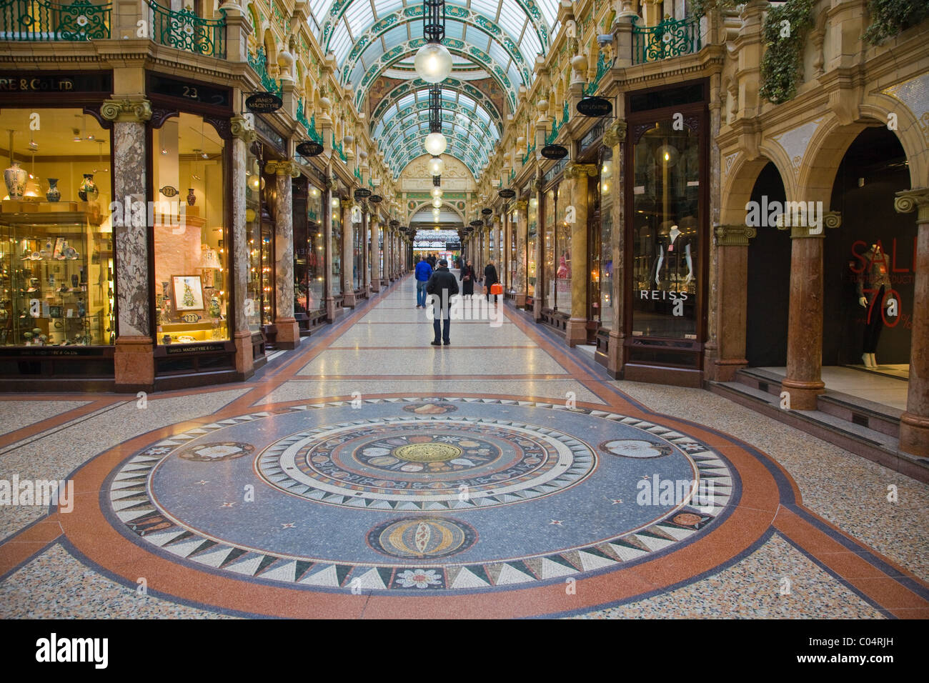 Grafschaft Arcade-Leeds Stockfoto