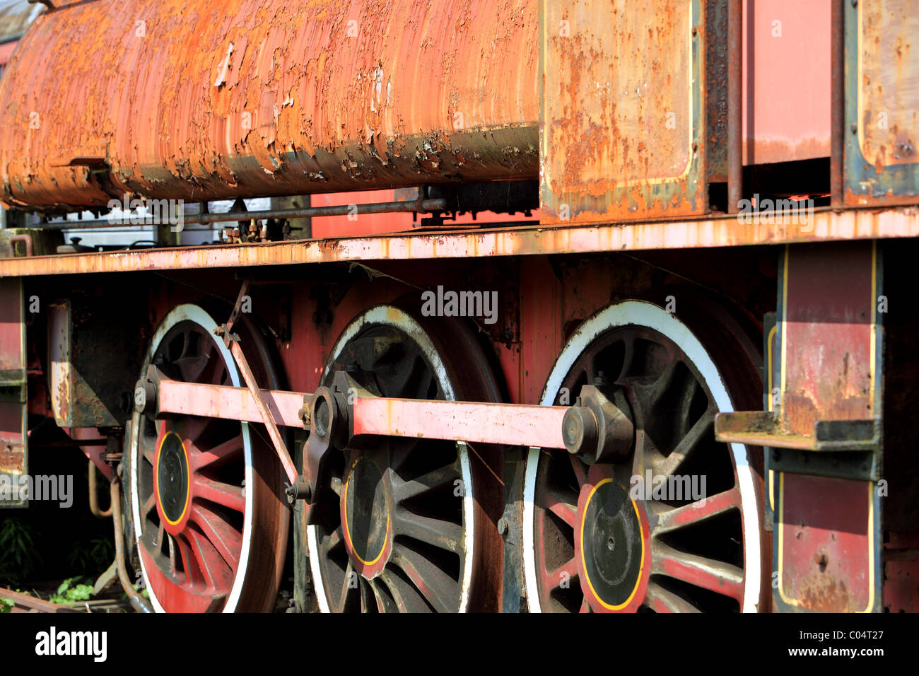 Dampflokomotive 0 6 0 Lokomotive in den Nebenstrecken warten restoration.caledonian Eisenbahnen Montrose Scotland UK Stockfoto