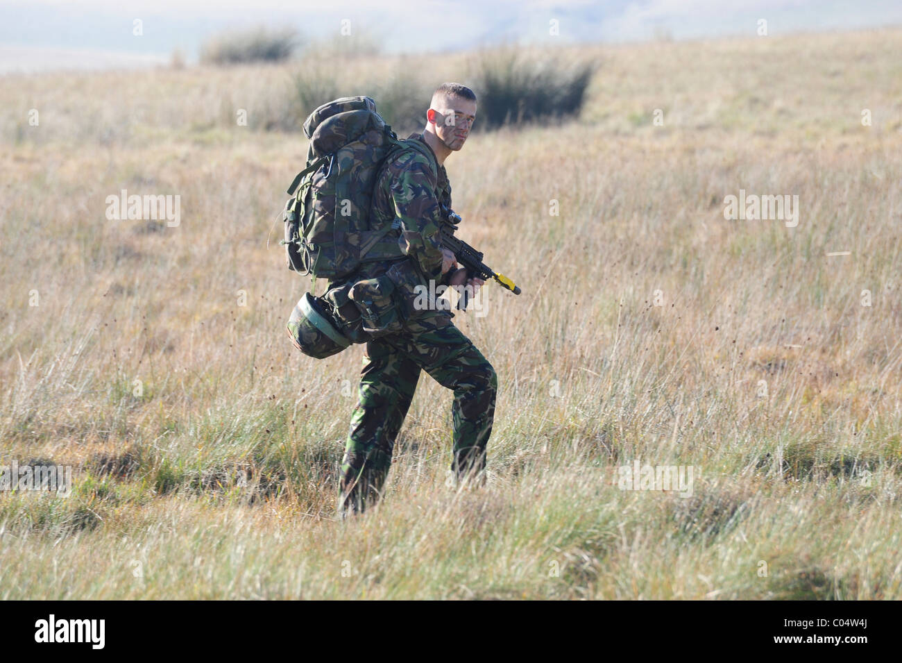 CAMBRIAN PATROL Übung ist das wichtigste patrouillierenden Event von der britischen Armee, die in Wales statt und moderiert von 160 (W)-Brigad Stockfoto