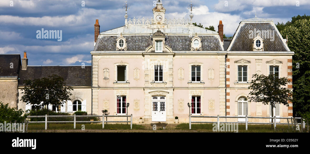 Chateau De La Grille in der Nähe von Azay le Rideau, Loiretal, Frankreich Stockfoto