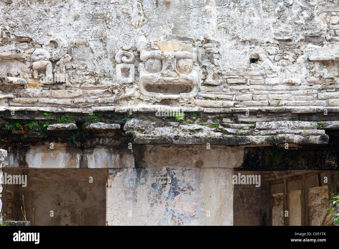 Der Palast, Palenque, Chiapas, Mexiko Stockfoto