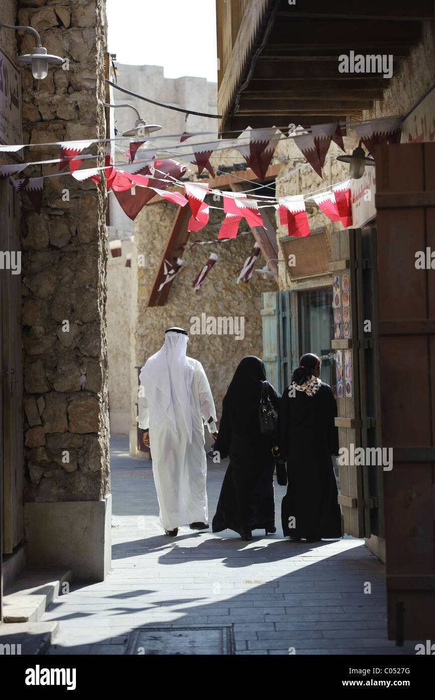 Souq Waqi, Doha, Katar. Ein Markt ist einer der wichtigsten touristischen Destinationen in der Hauptstadt. Stockfoto