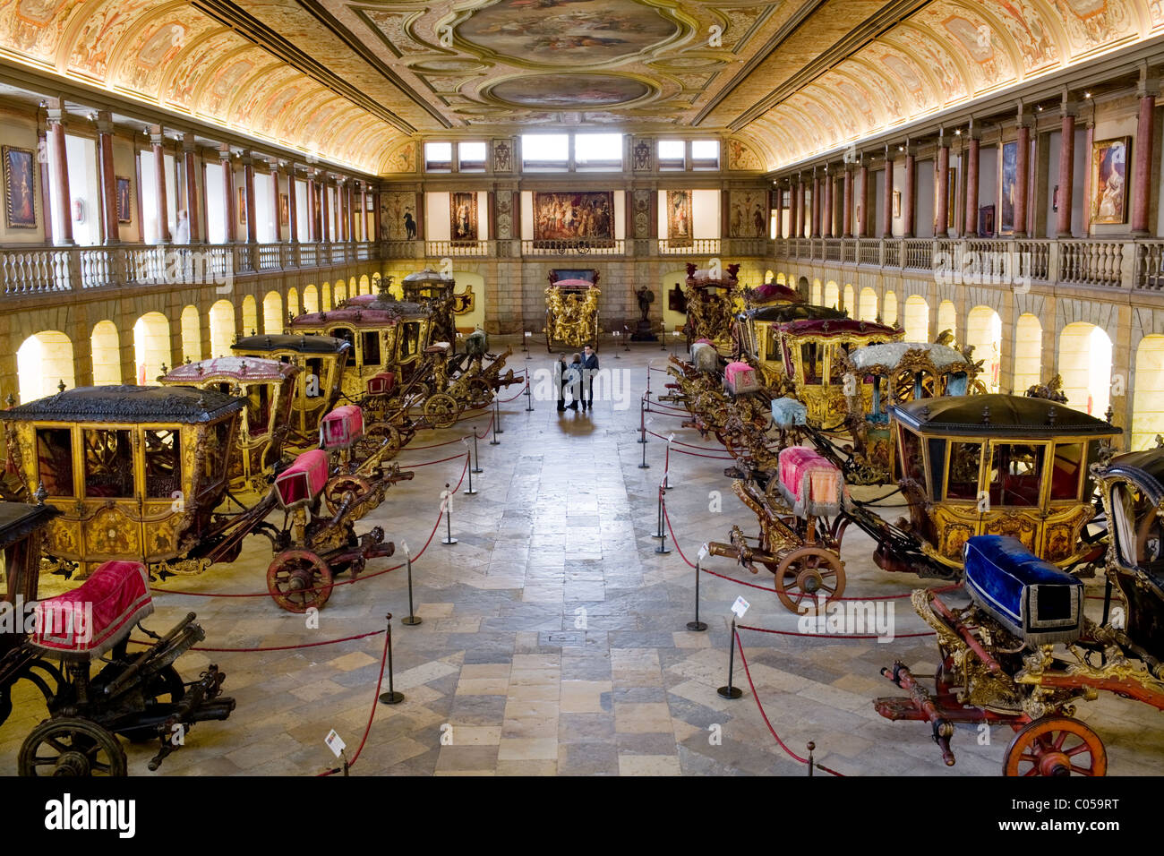 Das Kutschenmuseum, feinste Auswahl in Welt, Belem, Lissabon, Portugal Stockfoto