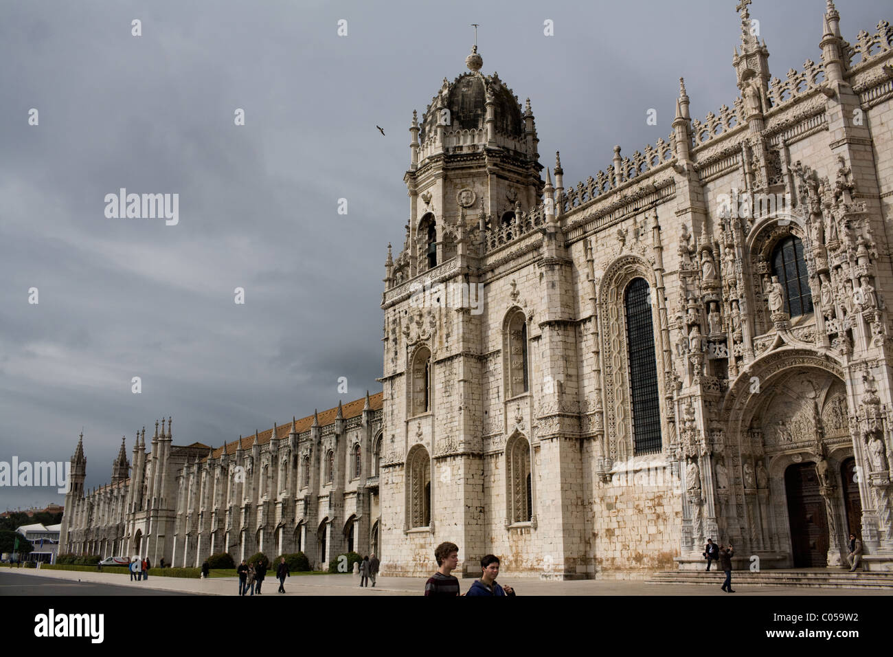 Jeronimos Kloster in Belem, Lissabon, Portugal Stockfoto