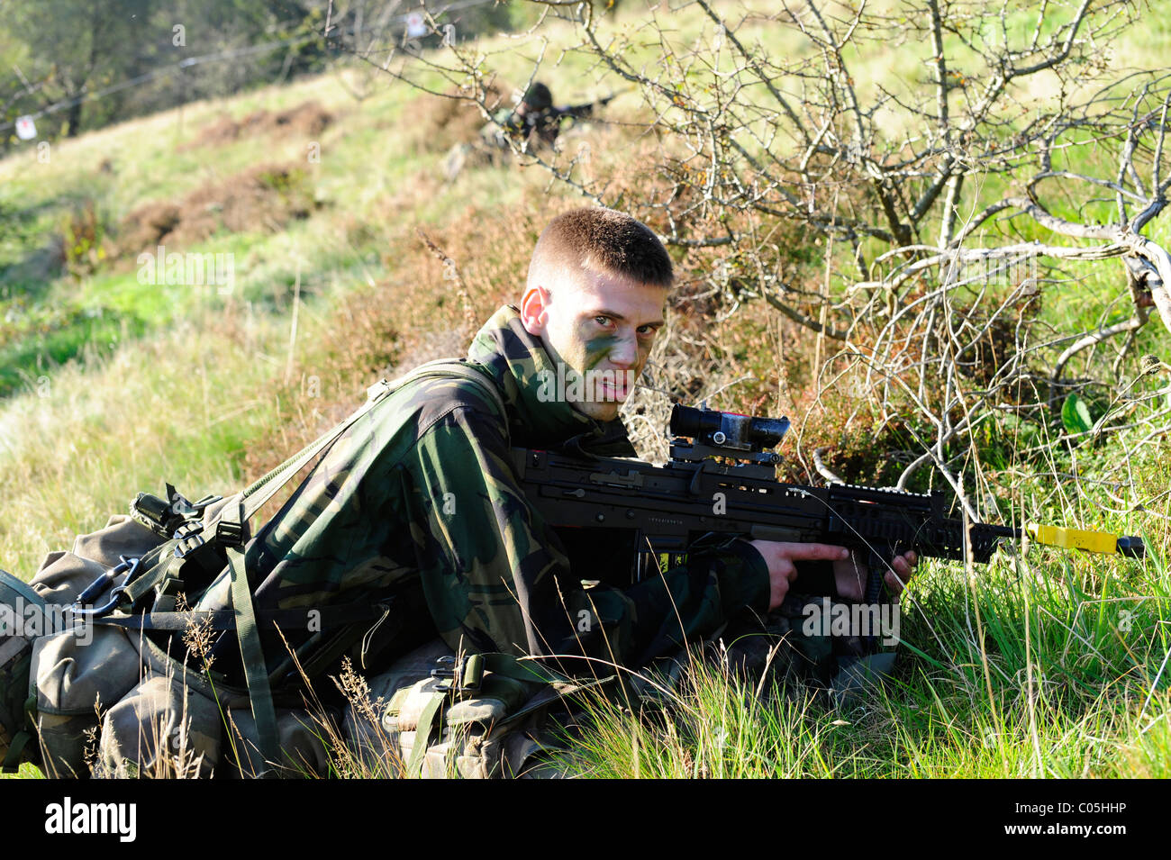 CAMBRIAN PATROL Übung ist das wichtigste patrouillierenden Event von der britischen Armee, die in Wales statt und moderiert von 160 (W)-Brigad Stockfoto