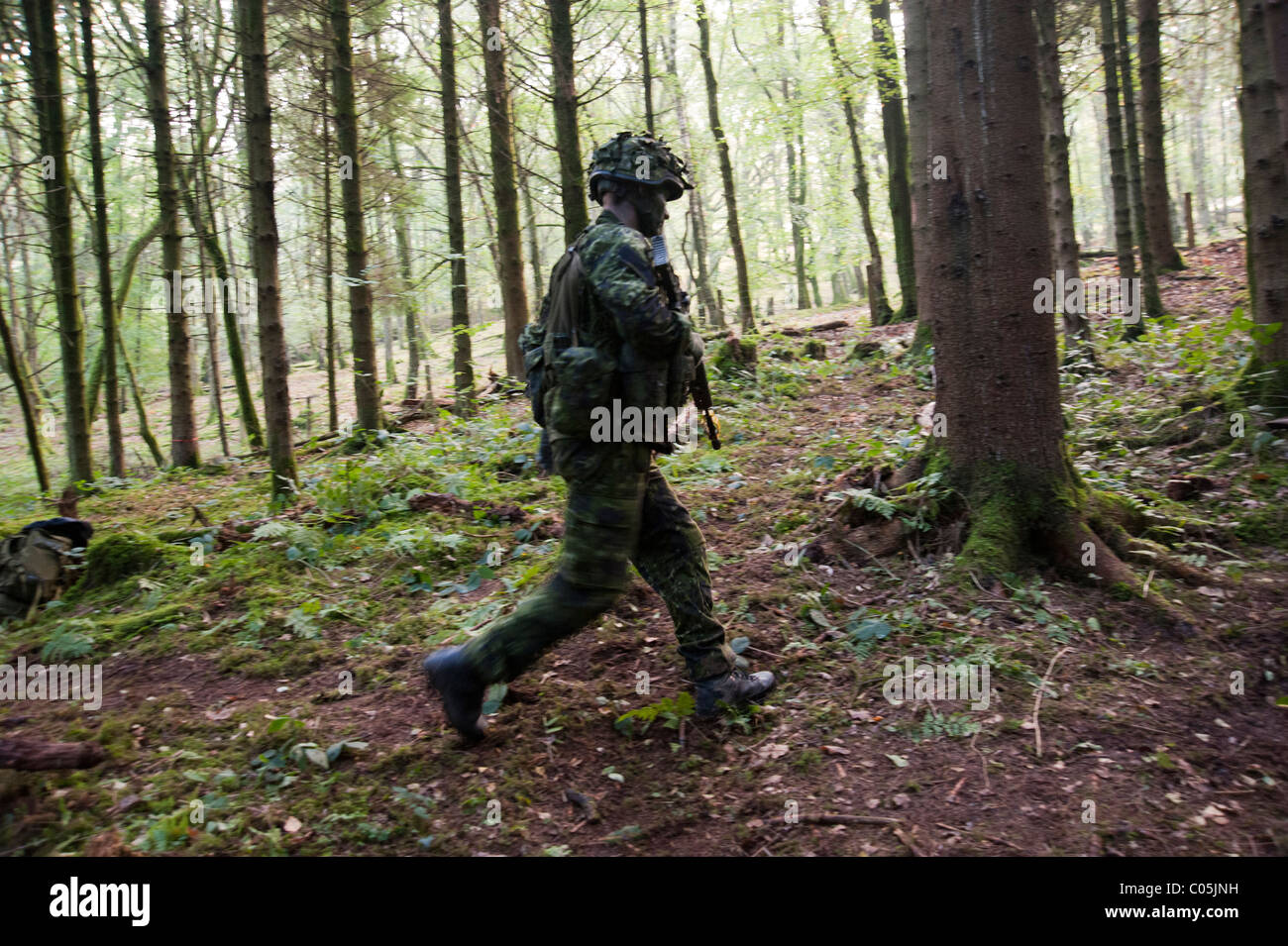 CAMBRIAN PATROL Übung ist das wichtigste patrouillierenden Event von der britischen Armee, die in Wales statt und moderiert von 160 (W)-Brigad Stockfoto