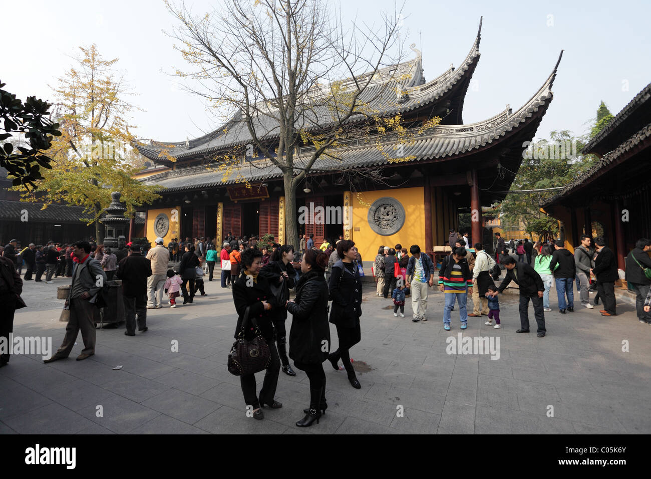 Longhua-Tempel in Shanghai, China. Stockfoto