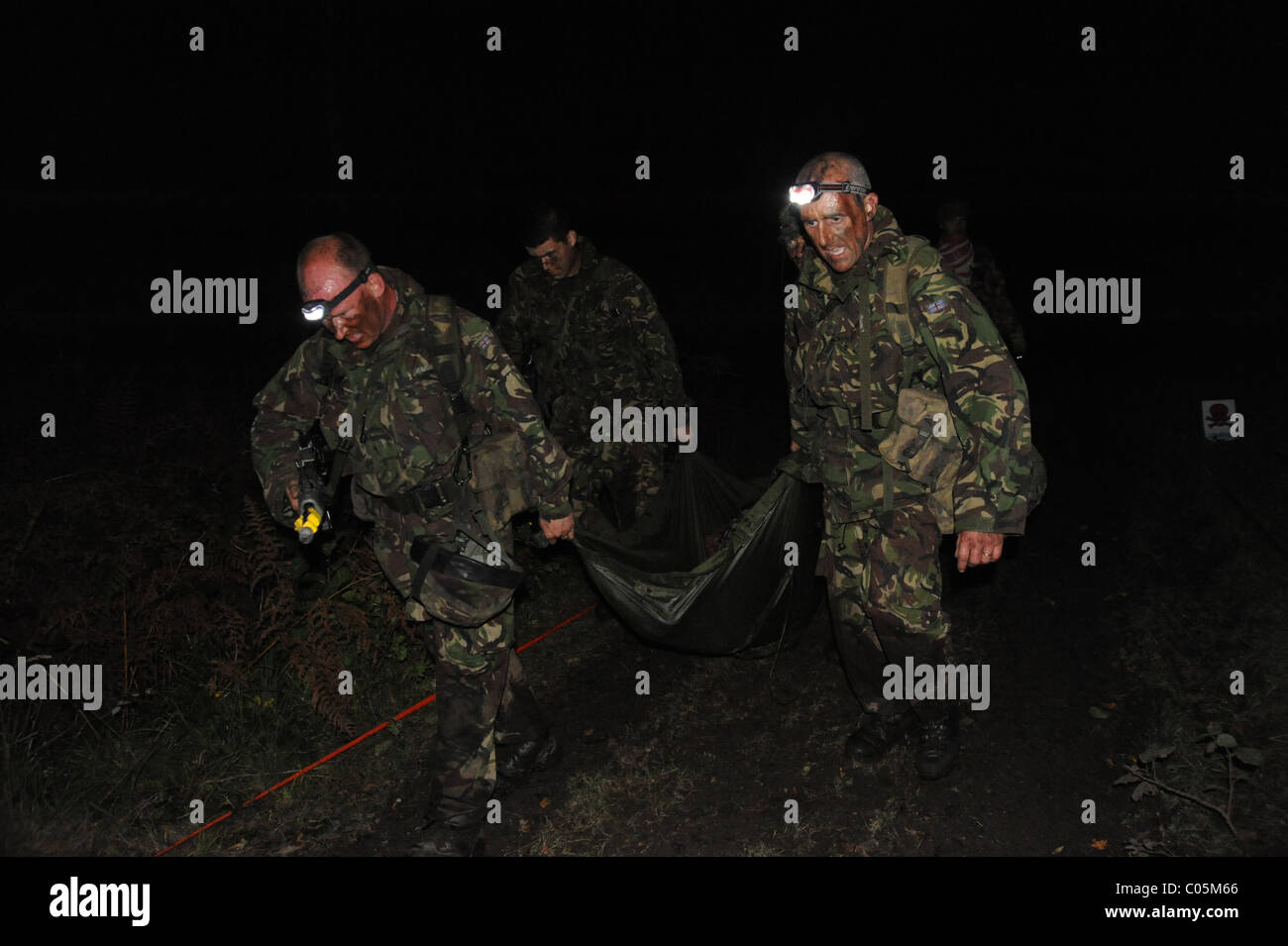 CAMBRIAN PATROL Übung ist das wichtigste patrouillierenden Event von der britischen Armee, die in Wales statt und moderiert von 160 (W)-Brigad Stockfoto