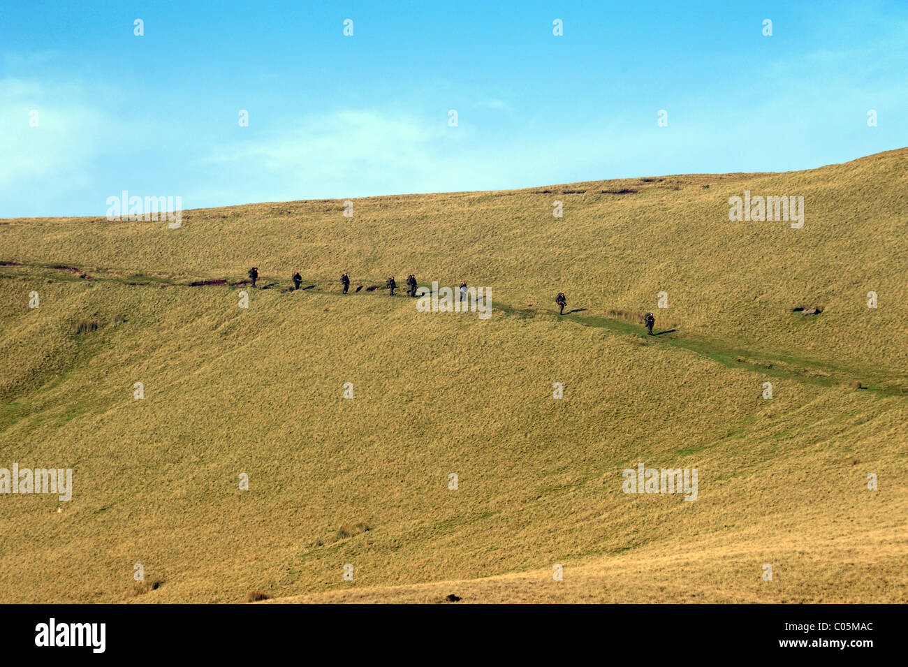 CAMBRIAN PATROL Übung ist das wichtigste patrouillierenden Event von der britischen Armee, die in Wales statt und moderiert von 160 (W)-Brigad Stockfoto