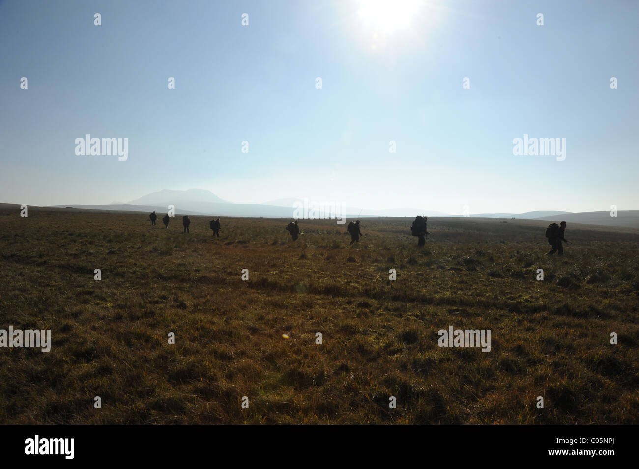 CAMBRIAN PATROL Übung ist das wichtigste patrouillierenden Event von der britischen Armee, die in Wales statt und moderiert von 160 (W)-Brigad Stockfoto